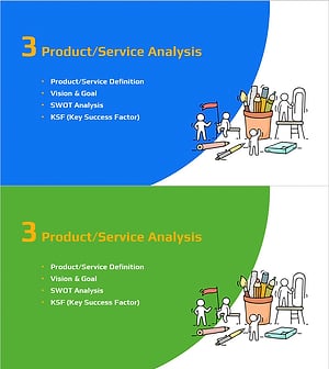 아이디어 마케팅 기획서 템플릿 간지