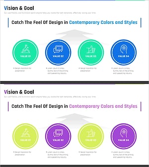 Core Vision and Goals Diagram – Cluster Type