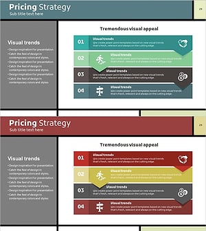 Pricing Strategy 4 Step Diagram – Visualizing Marketing Strategy