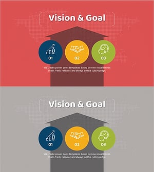 기업 비전 & 목표 소개 슬라이드