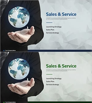 글로벌 사업가의 마케팅 기획서 템플릿 간지