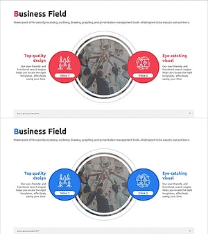 Startup Company Area Diagram – Visualization of Business Introduction