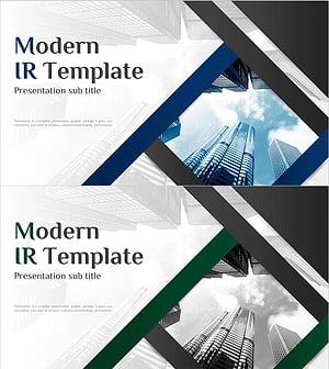 Modern Line IR Template Cover