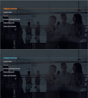 도시 모던 테마 사업계획서 템플릿 간지