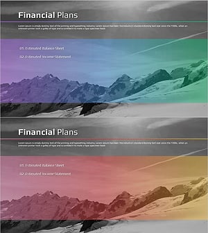 설산테마 사업계획서 템플릿 간지 – 효율성과 전문성