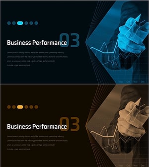 방향성 제시 IR 템플릿 간지 (Directional IR Template Section Slide)