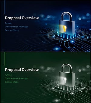 Innovative Technology Proposal Template Section Slide – Innovation and Security