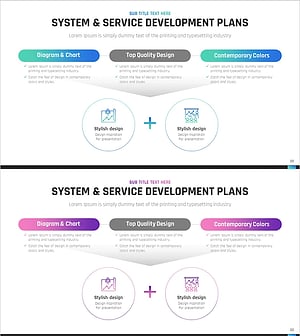 파트너십 사업 핵심 계획을 위한 스타일리시한 슬라이드 설계