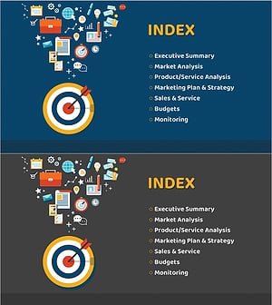 일러스트 테마 마케팅 기획서 템플릿 목차