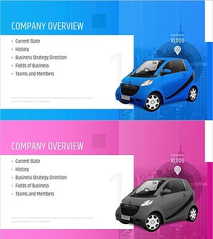 Car Sharing Business Plan Template Section Slide