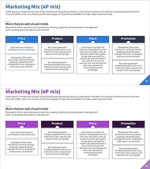 마케팅 믹스 4P 다이어그램 – 효과적인 프로모션 전략