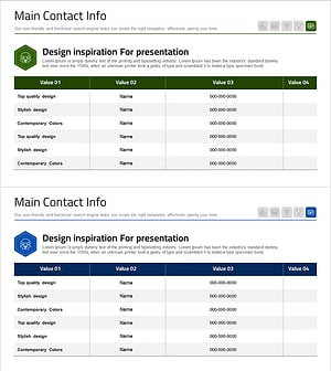 사업 파트너 연락처 슬라이드 – 중요한 비즈니스 연결