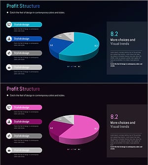 Profit Structure Pie Chart – Revenue Model Analysis