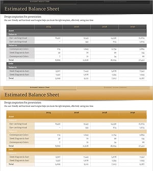 연도별 재무상태 분석 – 재무계획의 시각화