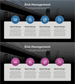 리스크 관리 & 유지보수 다이어그램