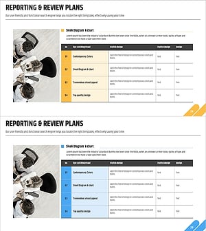 제안서 검토 계획 항목 – 데이터 시각화와 다이어그램 활용