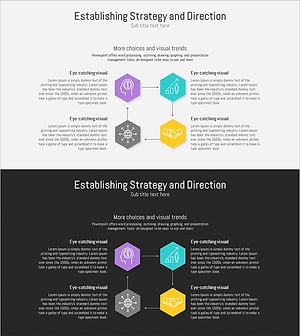 사업 방향 전략 구조 다이어그램 – 비즈니스 효율성을 위한 시각적 계획