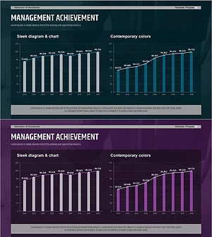 주요 프로젝트 및 성공 사례 그래프 - 사업추진성과