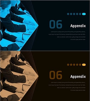 방향성 제시 IR 템플릿 간지