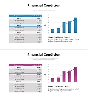 재무 현황 및 안정성 분석 그래프