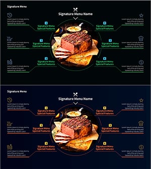 Signature Menu Presentation Slide