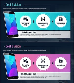 APP 보안 사업 비전 및 목표 슬라이드