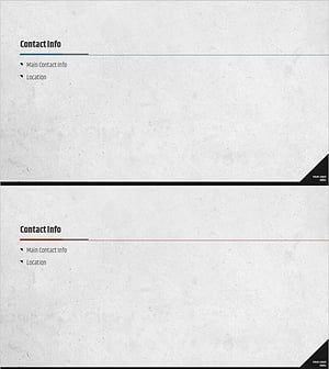 Concrete Theme Company Profile Section Slide