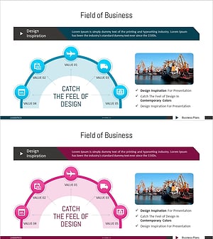 물류 사업영역 소개 – 다이어그램 기반 슬라이드