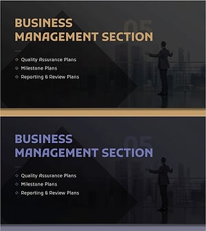 비즈니스 맨 제안서 템플릿 간지 – 전문성과 매력을 동시에