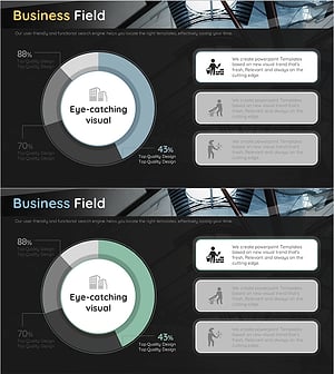 건설 사업 분석 도넛 차트
