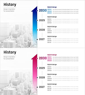 Journey to Success Corporate History Slide