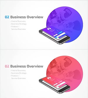 Mobile App Company Profile Template Section Slide 02