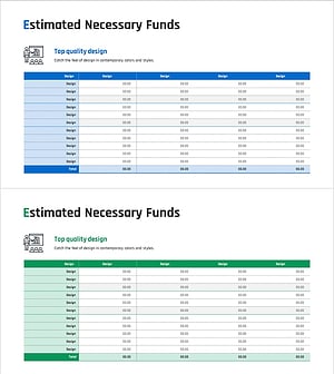부동산 투자 예상 필요 자금 슬라이드 – 재무 계획의 기초