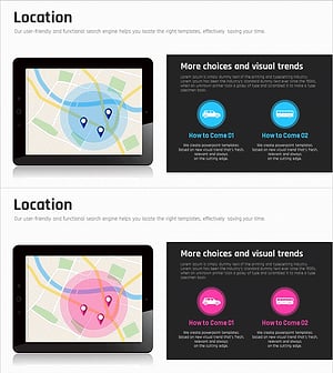 위치 지도 맵 & 교통수단 – 회사 소개와 커뮤니케이션 강화