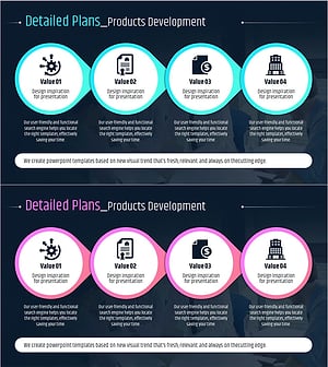 IT 사업 세부 계획 다이어그램 – 클러스터와 연결