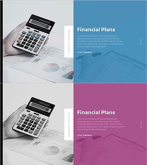 재무 계획을 강조한 투자유치 슬라이드 – 포괄적 비전 제시