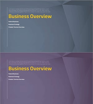 3D Background Company Profile Template