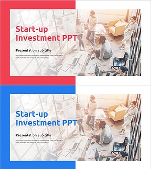 스타트업 사업 투자유치 PPT 표지