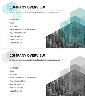 Hexagon 3D Company Profile Template – Charting the Future of Business