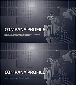 글로벌 회사소개서 템플릿 표지 – 프로페셔널한 시작