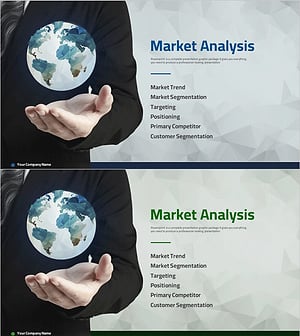 글로벌 사업가의 마케팅 기획서 템플릿 간지 – 시장 분석