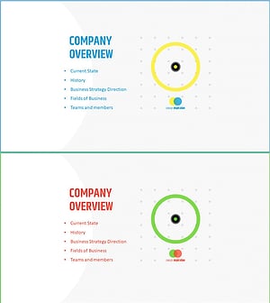 비즈니스 사업계획서 PPT 템플릿 – 간지 있는 기업 개요