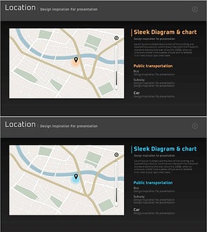 회사 약도 & 이용 교통수단 – 명확한 길안내를 위한 슬라이드