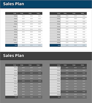 판매 수익 비교 분석표 – 효율적 운영계획