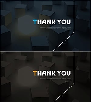 사업 아이디어 제안서 템플릿 엔딩 표지