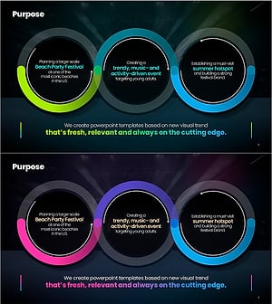 여름 페스티벌 기획을 위한 프레젠테이션 템플릿 – 트렌디한 비주얼