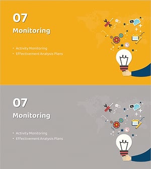 일러스트 테마 마케팅 기획서 템플릿 간지