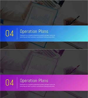 자산 관리 사업계획서 템플릿 간지 - 전문적인 운영 계획 슬라이드