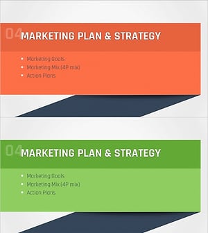 다이나믹 밴드 마케팅 기획서 템플릿 간지