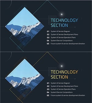 포토그래피 제안서 템플릿 간지 – 심플하고 스타일리시한 디자인